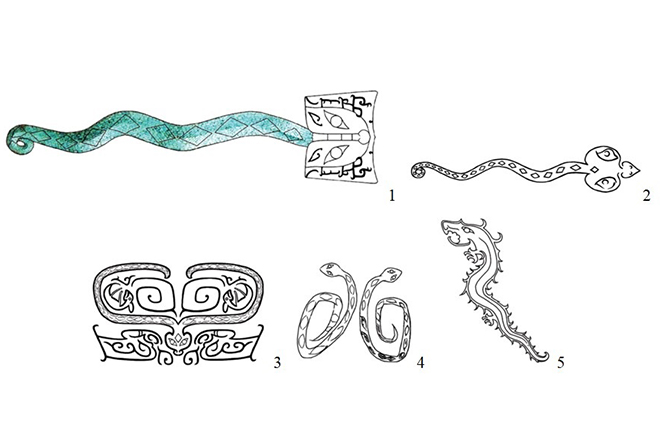 Tracing the evolution of early  dragon imagery through archaeology