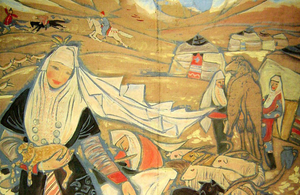 History of painting localization